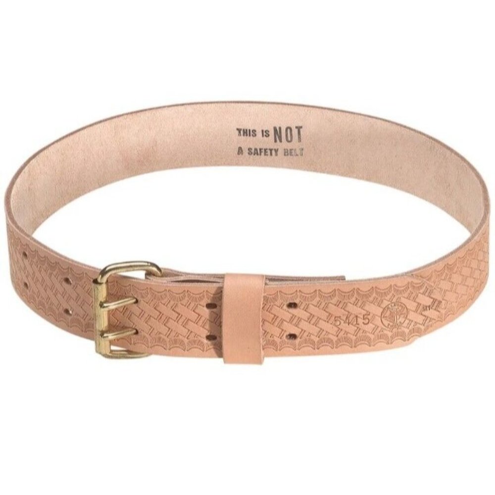 Klein Tools 5415XL Heavy-Duty Embossed Leather Tool Belt, X-Large